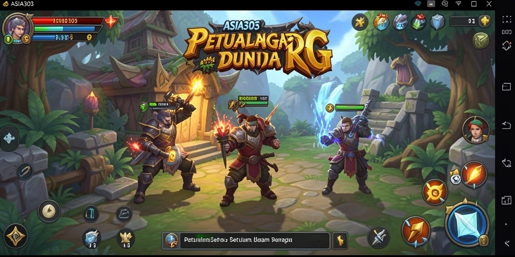 Screenshot gameplay ASIA303 menunjukkan aksi seru dan karakter yang menarik.