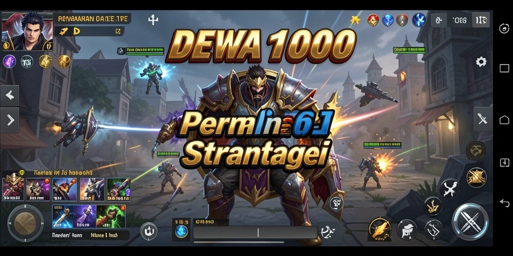 Tampilan gameplay DEWA1000 yang mendebarkan dan strategis.