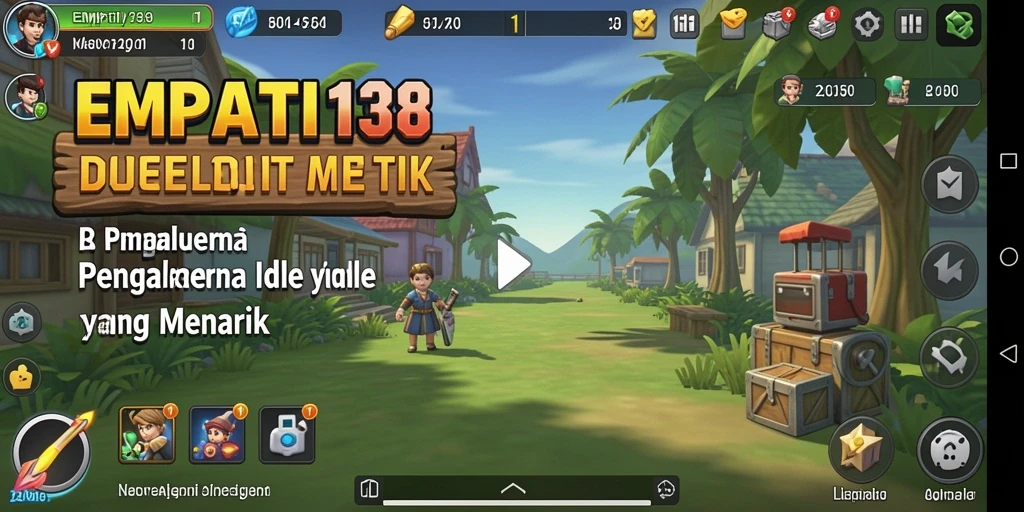 Tampilan gameplay <strong>EMPATI138</strong> yang menampilkan karakter dan lingkungan yang menarik.
