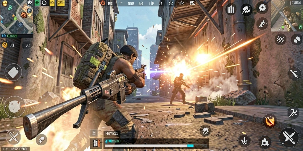 Tampilan gameplay seru HOYE55 yang penuh aksi dan strategi.