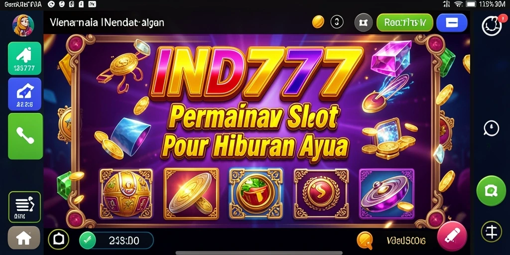 Tampilan menarik dari gameplay Slot yang berlangsung di IND777.