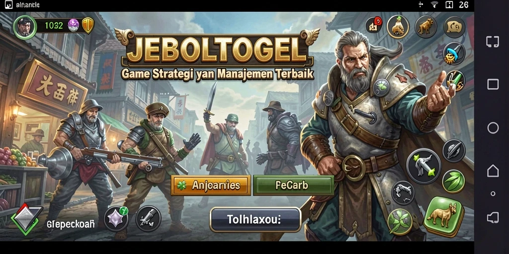 Screenshot gameplay JEBOLTOGEL yang menampilkan aksi strategi mendebarkan.