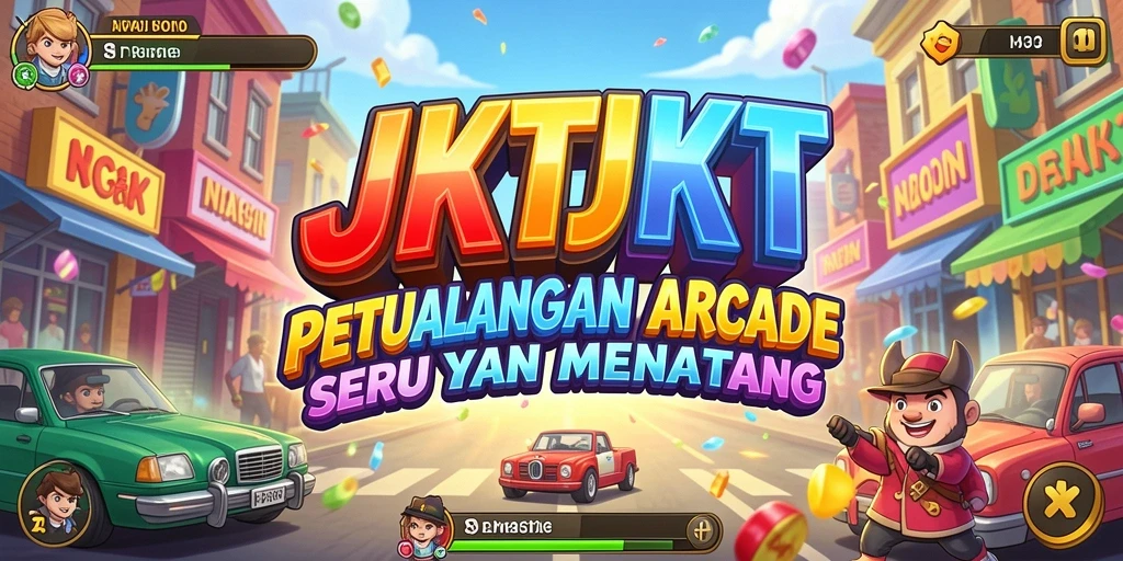 Tampilan gameplay JKTJKT yang seru dan menantang.
