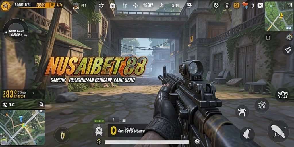 Screenshot NUSABET88 menampilkan aksi seru dalam gameplay TPS.